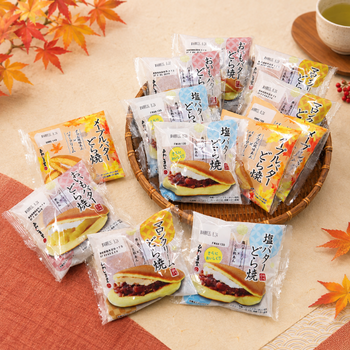 季節限定どら焼4種セット【2026年11月中旬まで】