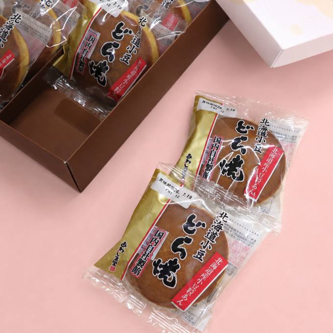 北海道小豆どら(箱入り)10個入【ギフトにおすすめ】