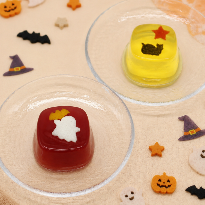竹かご入りハロウィンゼリー6個【数量限定】