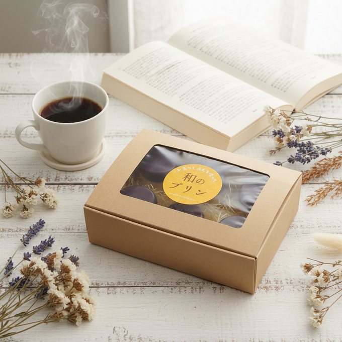 あんこを使った和のプリン６個（ギフトBOX）【数量限定】