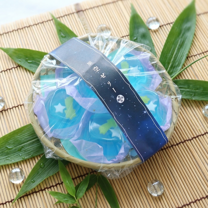 竹かご入り星空ゼリー6個【夏限定ゼリー】