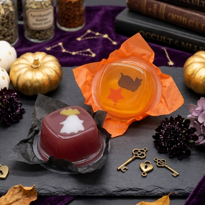 竹かご入りハロウィンゼリー6個【数量限定】