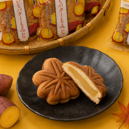 [8月発売予定]おいもバターもみじ18個入【2026年10月中旬まで】