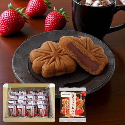 苺ショコラもみじ16個（もみじ饅頭）