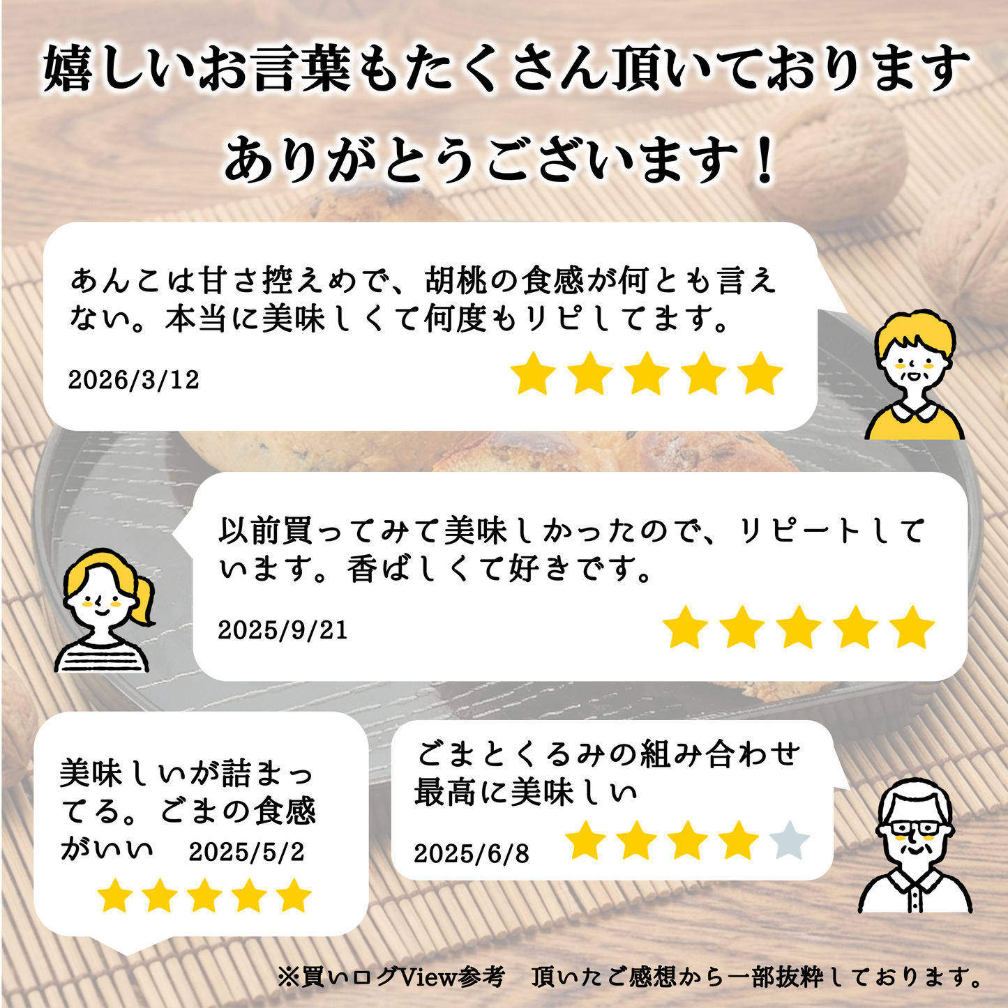 ごまとくるみの香ばし饅頭２０個【自家製粒あん】