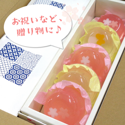ゼリー詰合せ(桜・桃)５個入【数量限定】