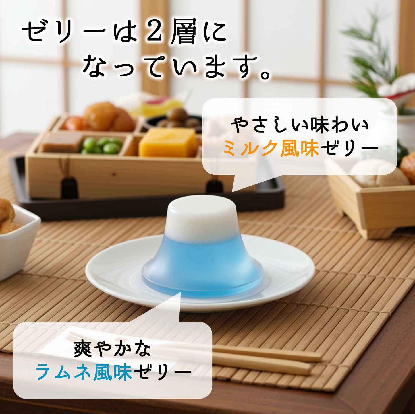 富士山ゼリー４個入（箱入り）【12月中旬まで！限定商品】